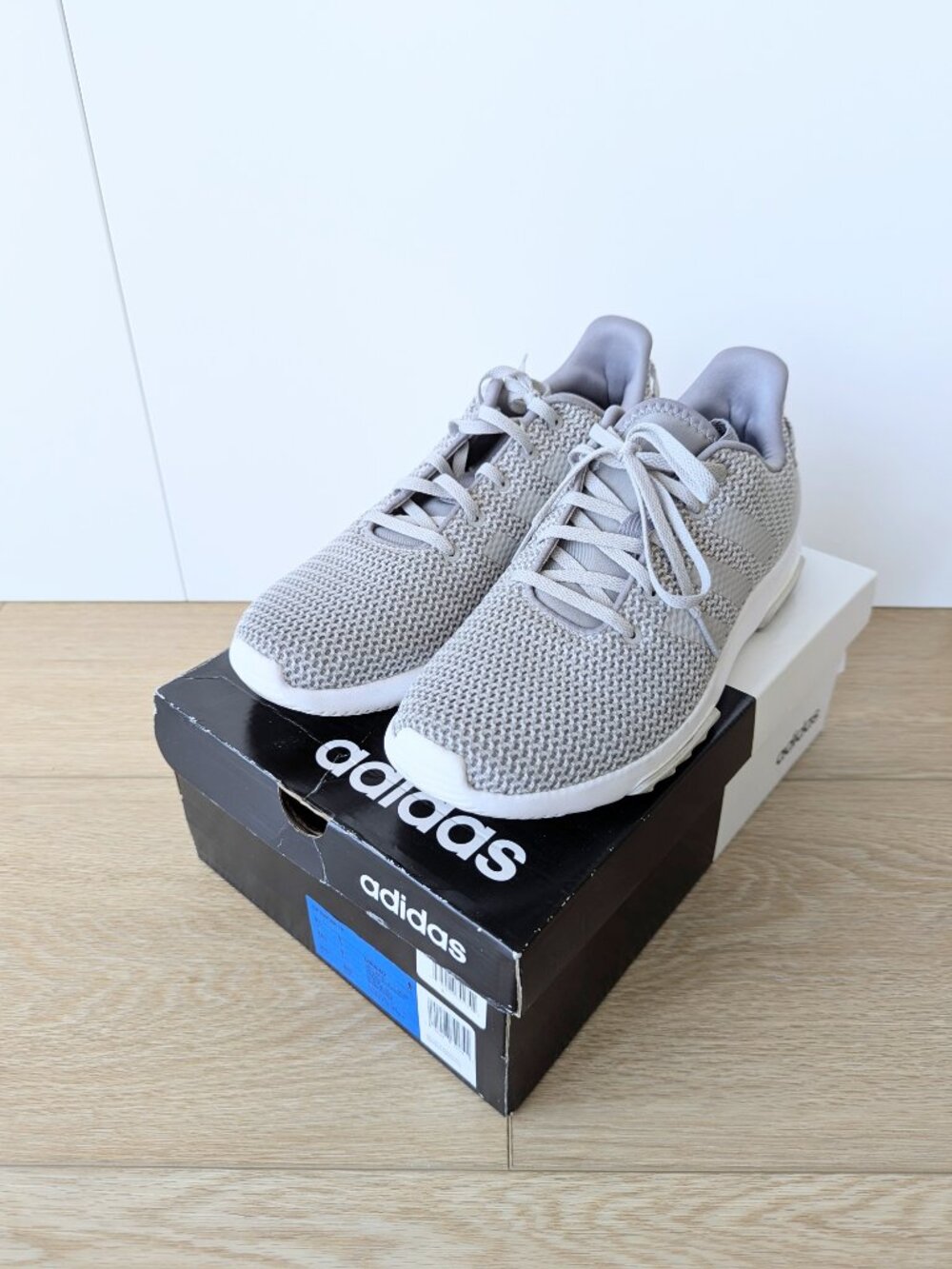 Adidas Cloudfoam Racer TR Running Shoes Grey Sneakers - Men's 9.5 DB0660
